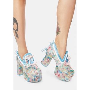 Divine Lush Opulence Platform Loafers